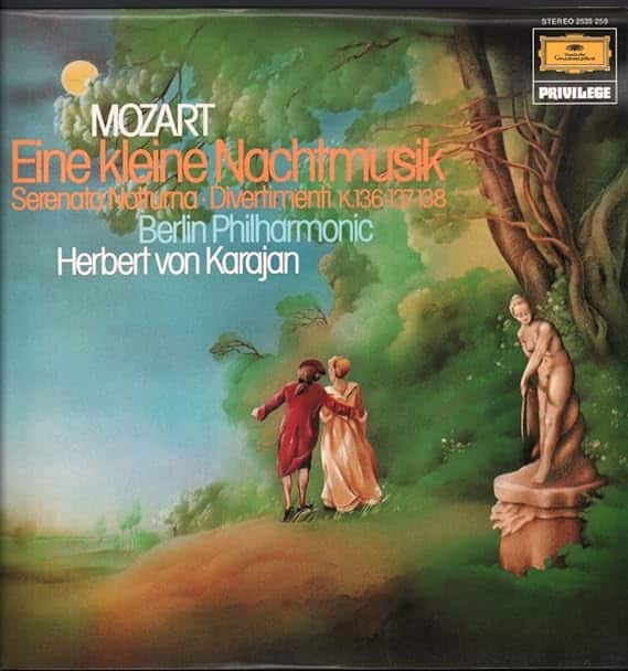 Wolfgang Amadeus Mozart , Berliner Philharmoniker , Herbert von Karajan – Eine Kleine Nachtmusik, Serenaden Und Divertimenti
