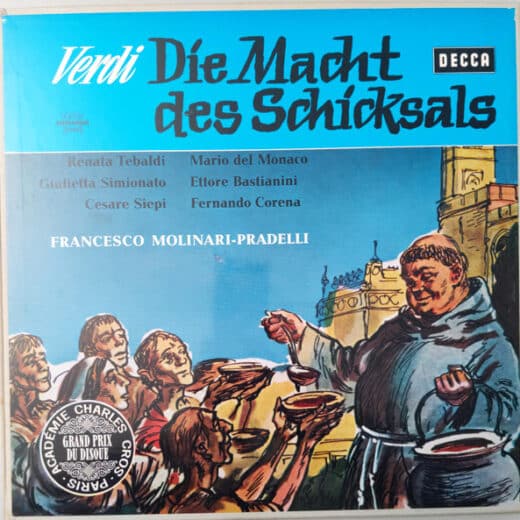 Verdi / Renata Tebaldi, Mario Del Monaco, Giulietta Simionato, Ettore Bastianini, Cesare Siepi, Fernando Corena ‚ Francesco Molinari-Pradelli – Die Macht Des Schicksals