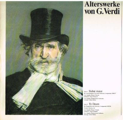 G. Verdi, Los Angeles Master Chorale, Los Angeles Philharmonic Orchestra, Zubin Mehta ‎– Alterswerke Von G. Verdi