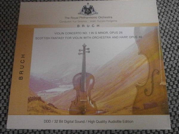 Bruch – The Royal Philharmonic Orchestra, Yuri Simonov, Yuzuko Horigome ‎– Violin Concerto No. 1 In G Minor, Opus 26 / Scottish Fantasy For Violin With Orchestra And Harp, Opus 46