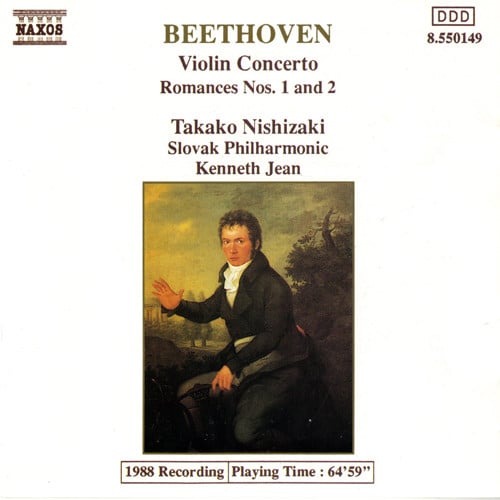 Beethoven – Takako Nishizaki, Slovak Philharmonic, Kenneth Jean – Violin Concerto / Romances Nos. 1 And 2