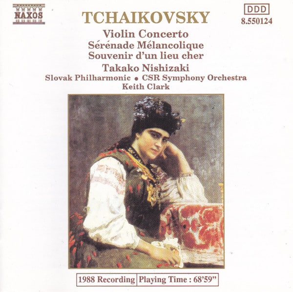 Tchaikovsky, Mariko Honda, Slovak Philharmonic, CSR Symphony Orchestr, Keith Clark – Violin Concerto / Sérénade Mélancolique / Souvenir D’Un Lieu Cher